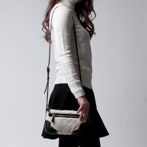 Coach Shearling Crossbody